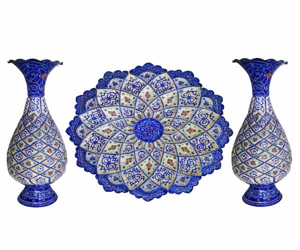 تصویر 4 از قیمت گلدان مینا کاری + خرید باور نکردنی
